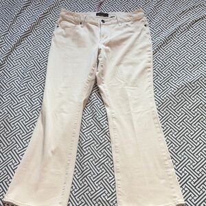 Coldwater Creek Off-White Stretch Denim Jeans